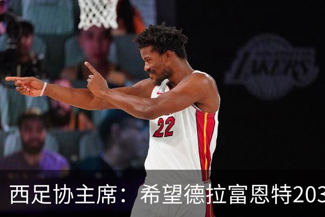 西足协主席：希望德拉富恩特2030年继续带队，我们对他很满意